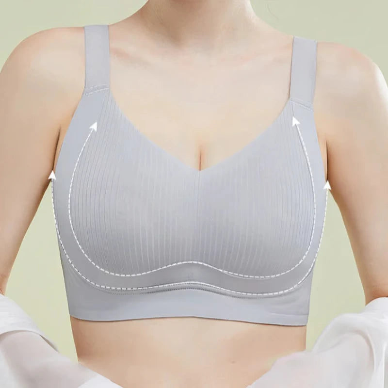 🔥Summer Sale🏆Wire-Free Non-Marking Skin-Friendly Push-Up Bra 🔥(Pack of 3)