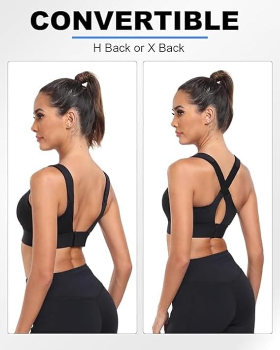 ImpactX 👑- Premium Front Zipper Sports Bra