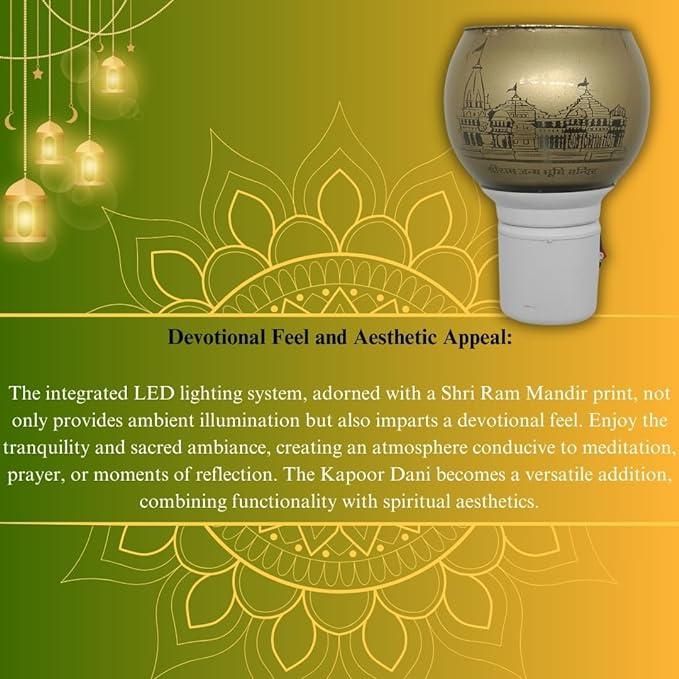 3-in-1 Ayodhya Ram Mandir Aroma Burner & Night lamp