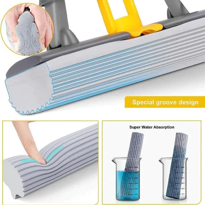 🔥Multi-Purpose Foldable Floor Cleaning Squeeze Mop Wiper