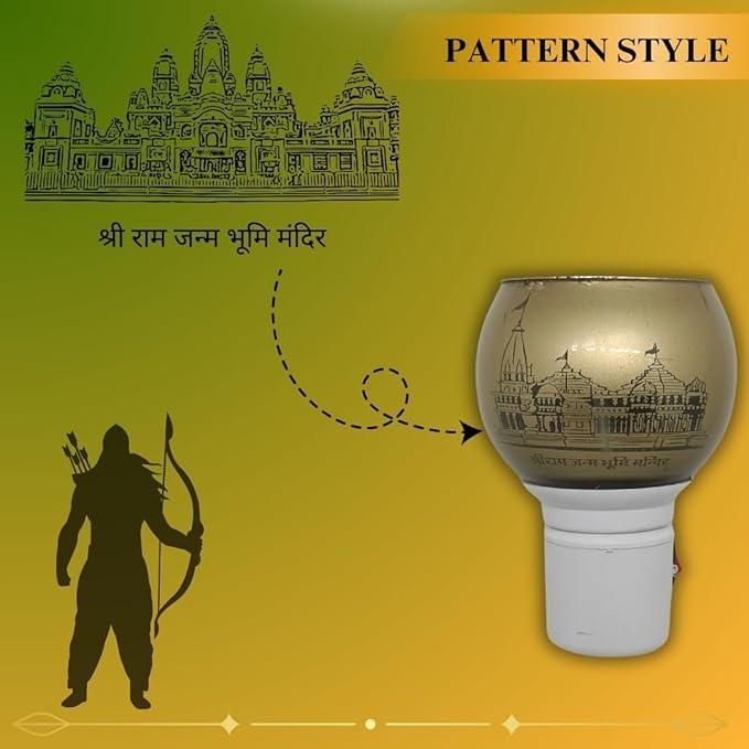 3-in-1 Ayodhya Ram Mandir Aroma Burner & Night lamp