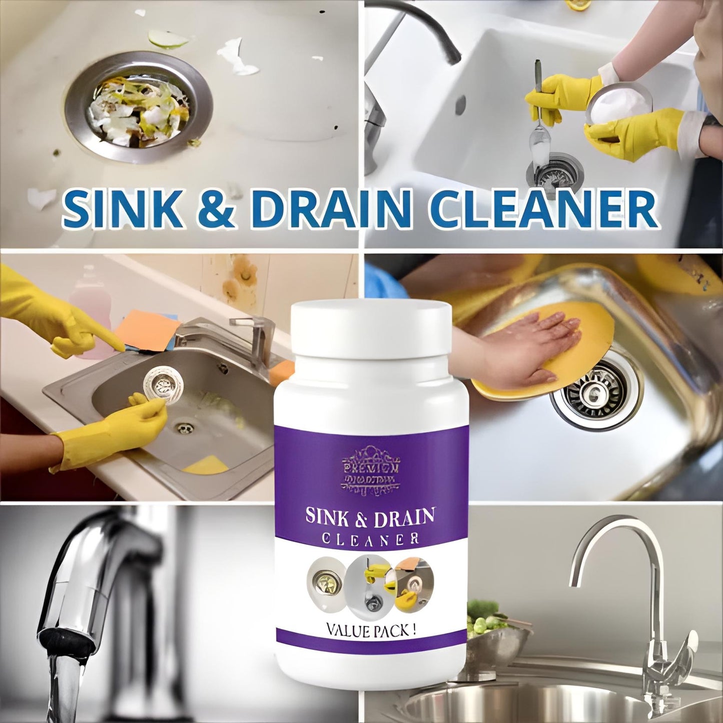 Sanitizo™ Powerful Drain & Sink Cleaner (Buy 1 Get 1 Free)