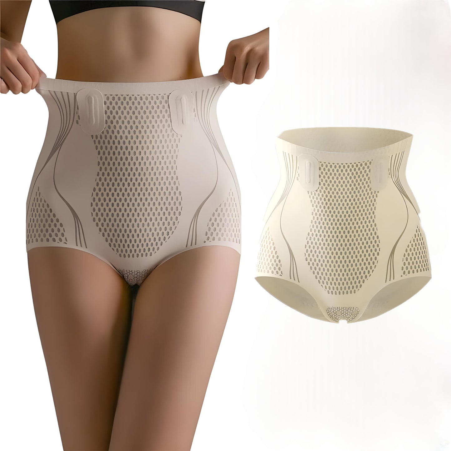 Ice Silk Ion Fiber - Body Shaping Shorts & Tummy Control Underpants