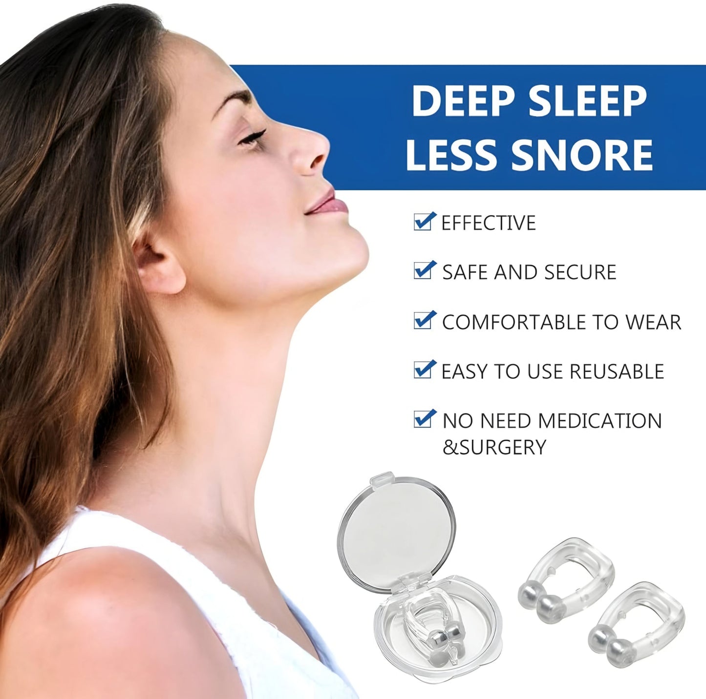 High-Quality Portable Anti Snoring Device for Men and Women