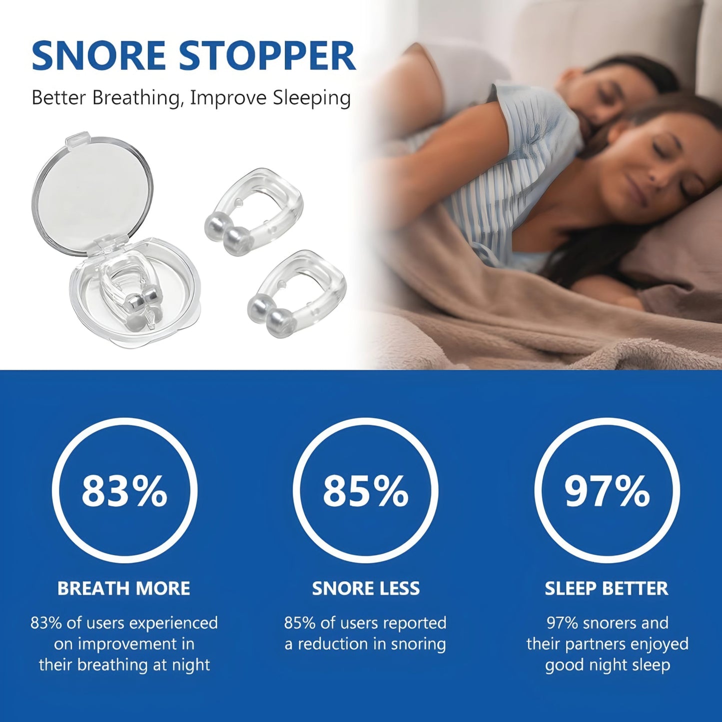 High-Quality Portable Anti Snoring Device for Men and Women