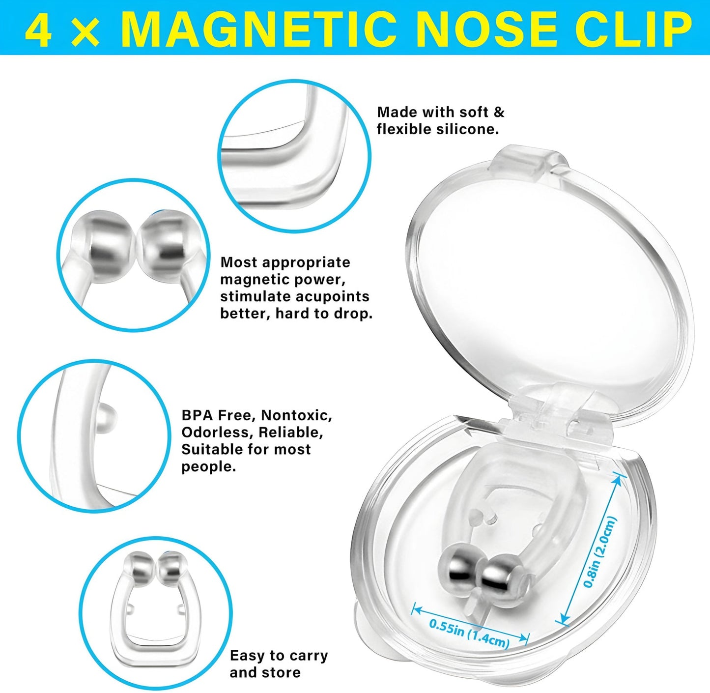 High-Quality Portable Anti Snoring Device for Men and Women