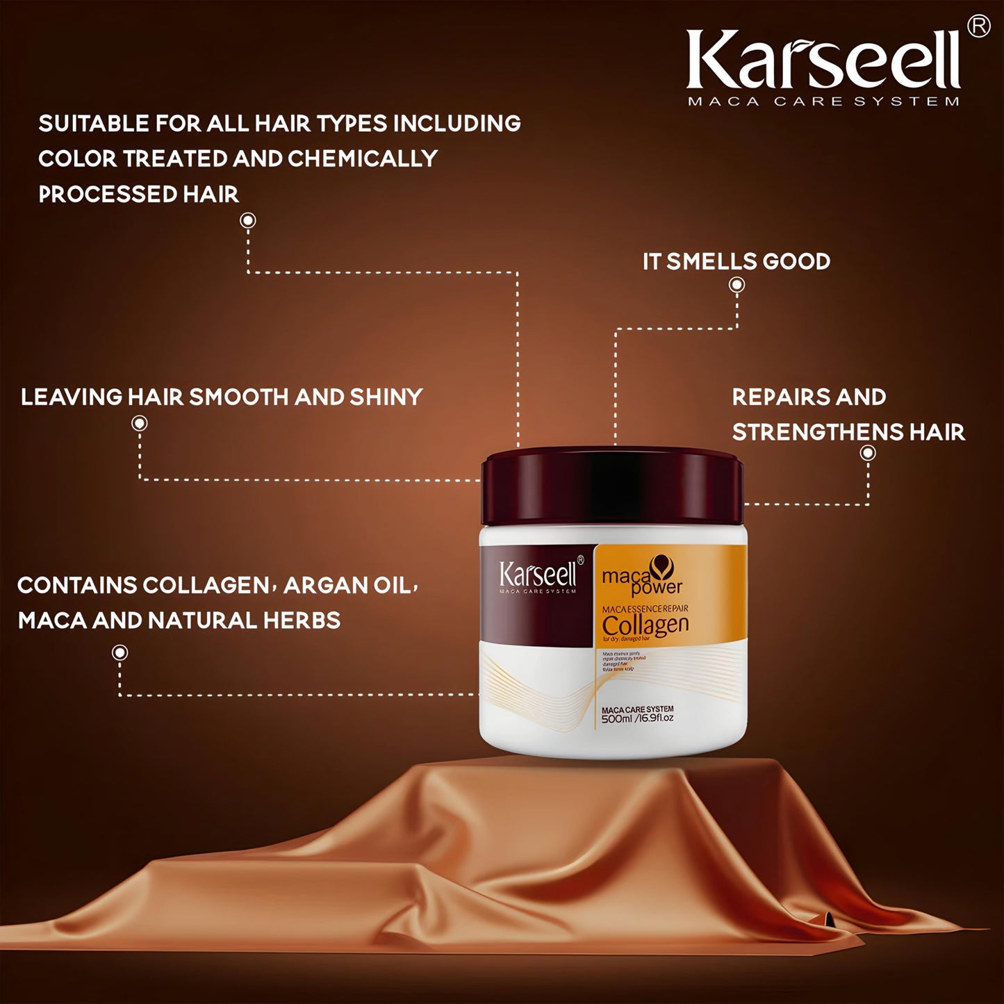 Karseell - Hair Treatment & Smoothing Collagen Mask ( BUY 1 GET 1 FREE 🔥)