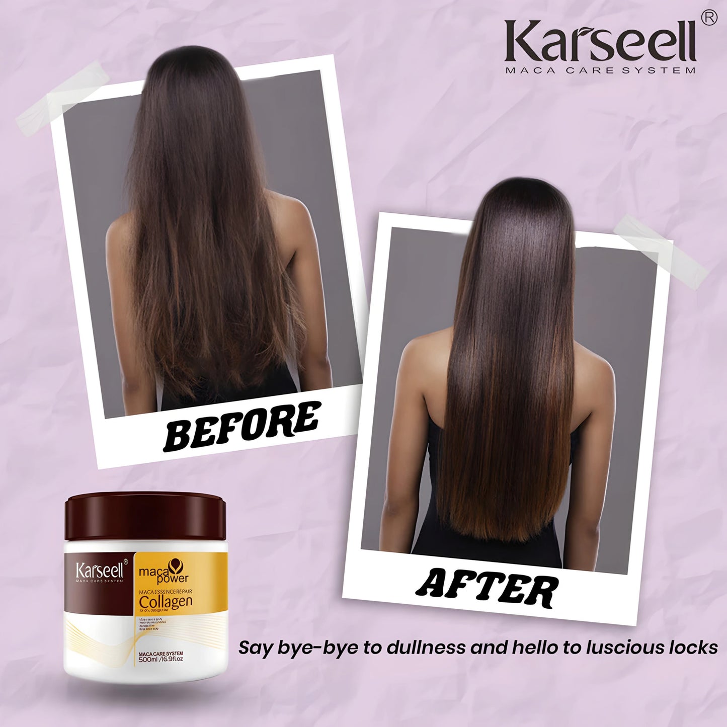 Karseell - Hair Treatment & Smoothing Collagen Mask ( BUY 1 GET 1 FREE 🔥)