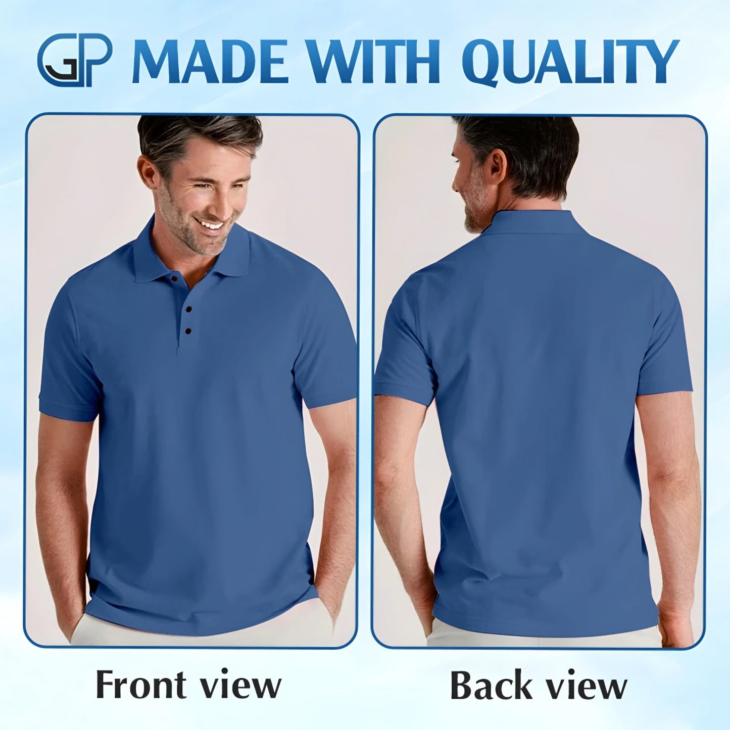 Gennelman Polo™ - PACK OF 4 | Men's Icy Silk Anti-wrinkle Polo T-Shirt's