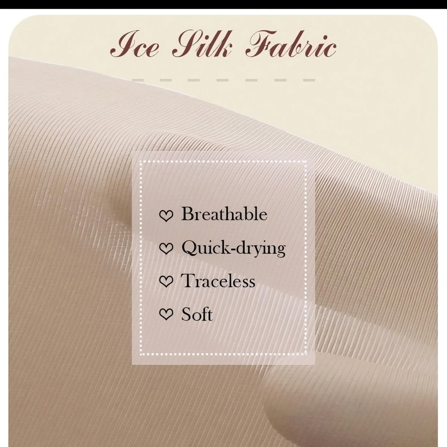 BlueeBela™ - Double-layer Front Crotch Ice Silk Safety Shorts