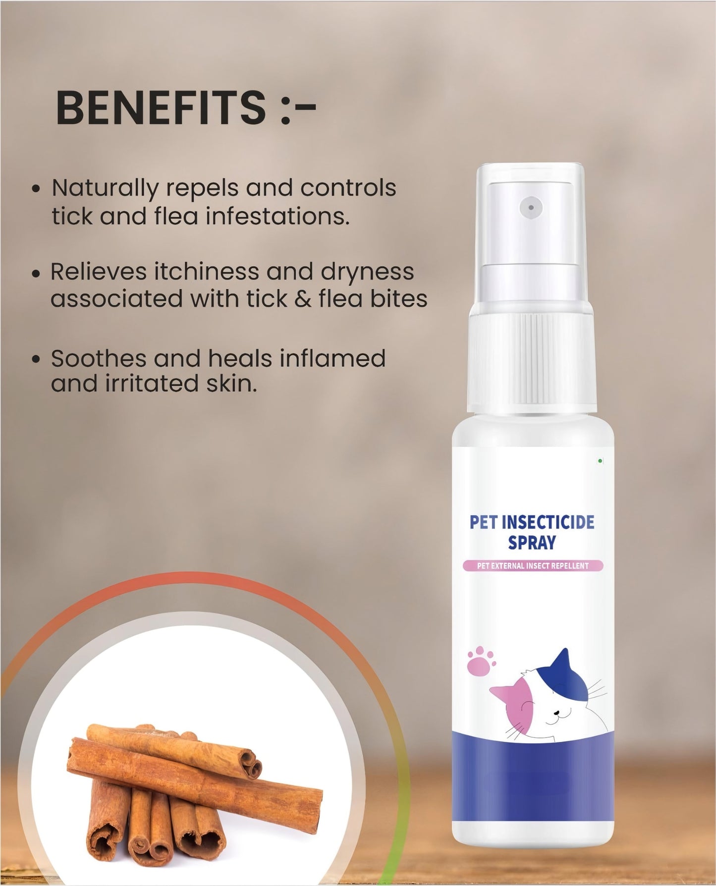 Pet Insecticide Deodorant Spray ( BUY 1 GET 1 FREE ❤️ )