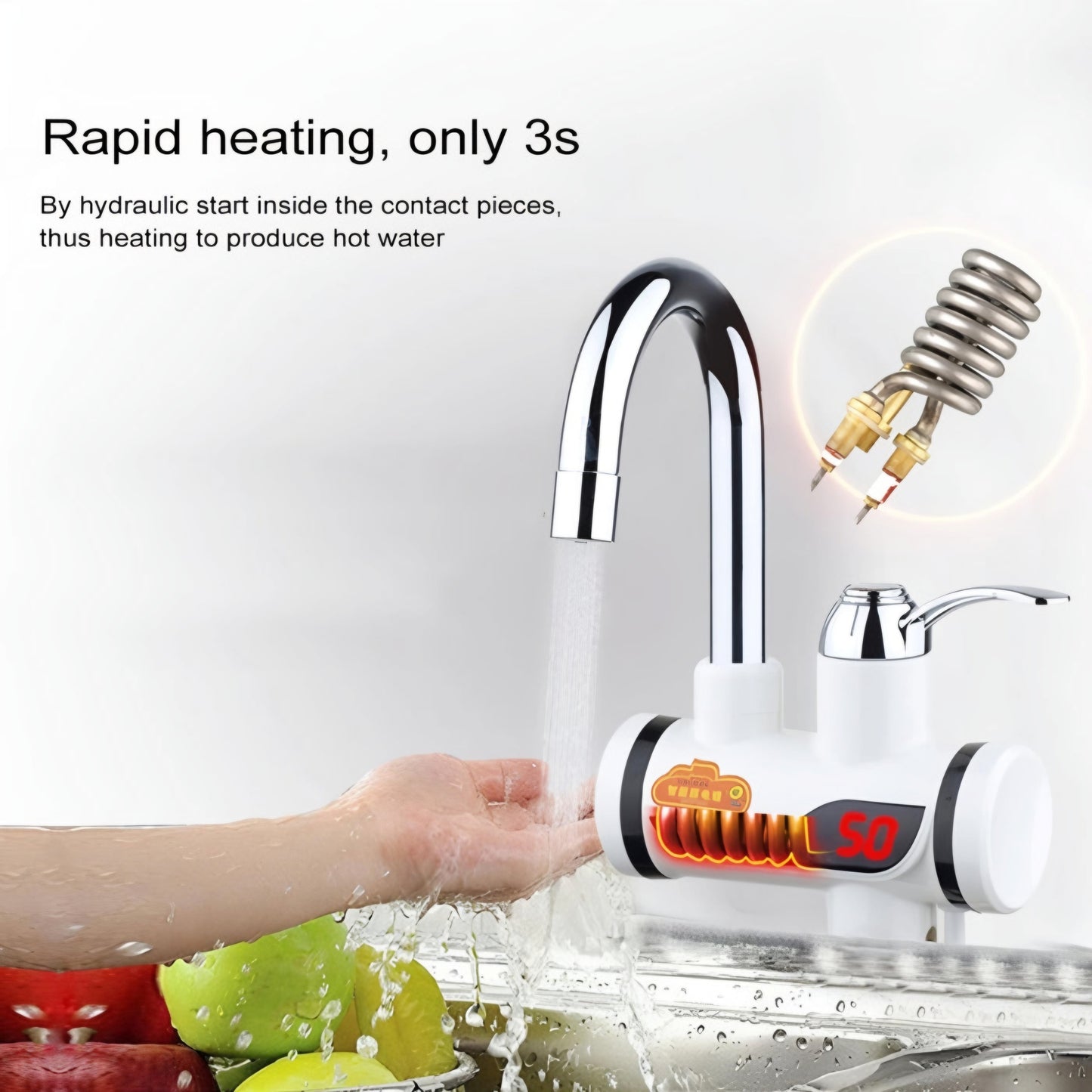 TempFlow Pro 🚰: Instant Electric Hot Water Dispenser with Digital Display