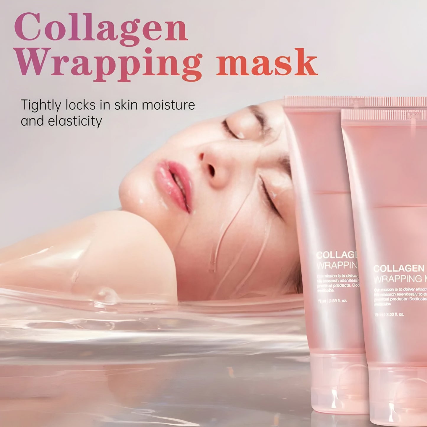 Limited Offer 🚀 - Collagen Night Wrapping Face Mask (with Nicotinamide & Hyaluronic Acid, Collagen Extract)