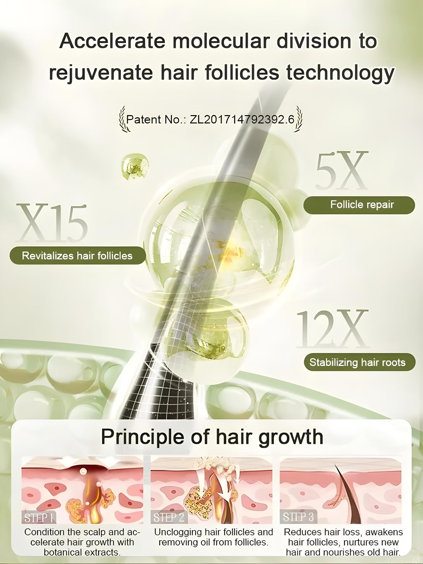 BUY 1 GET 1 FREE - Hot Sale Ginger Plant Extract Anti-Hair Loss Hair Shampoo