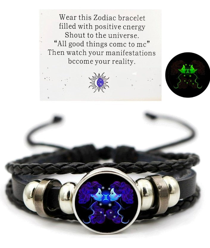 Divine Guardian 🕉️: Black Leather Bracelet with Protective Charm 🧿