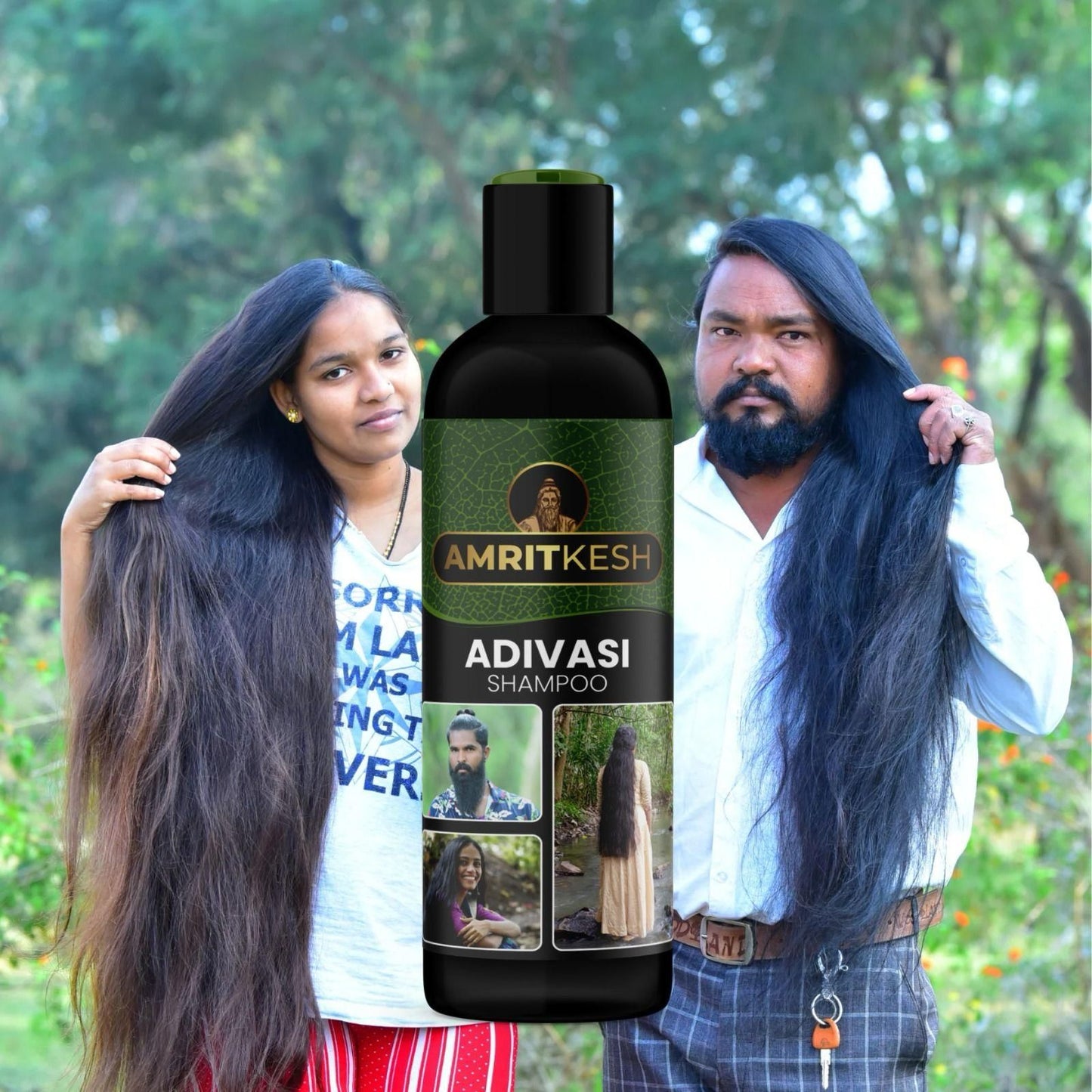 🔥HOT DEAL ⏳ BUY 1 GET 1 FREE - Amritkesh Adivasi Shampoo (100% organic)